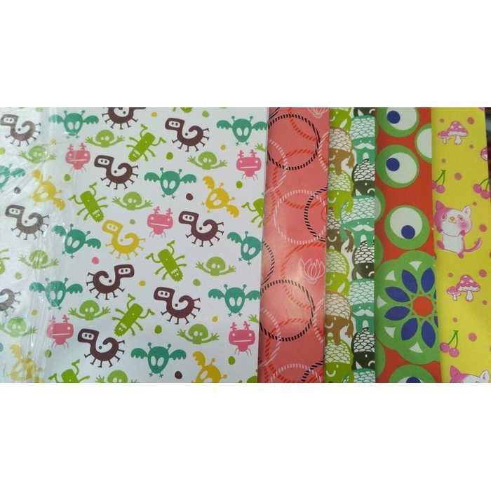 TERLARIS!!! Kertas Kado / Bungkus Kado Glossy Sinar Dunia isi 50Lembar HARGA TERMURAH