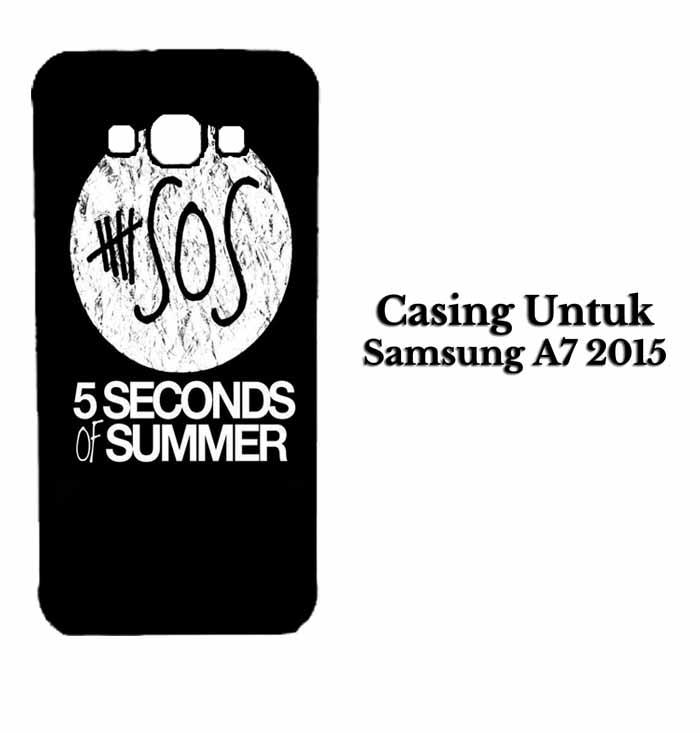 Casing SAMSUNG A7 2015 5 Second Of Summer Log Hardcase Custom Case Se7enstores