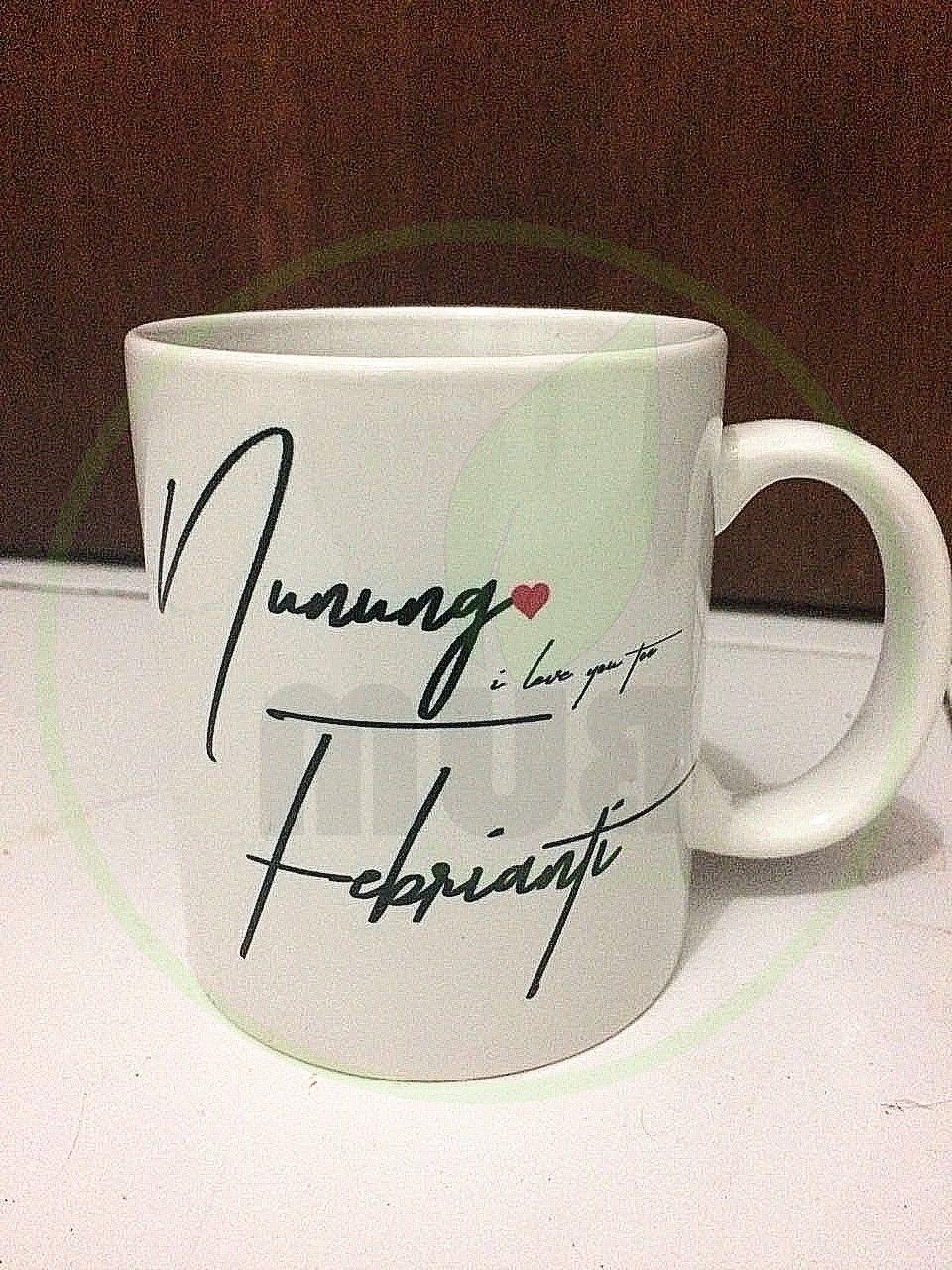 Sablon Mug ( Free White Box )