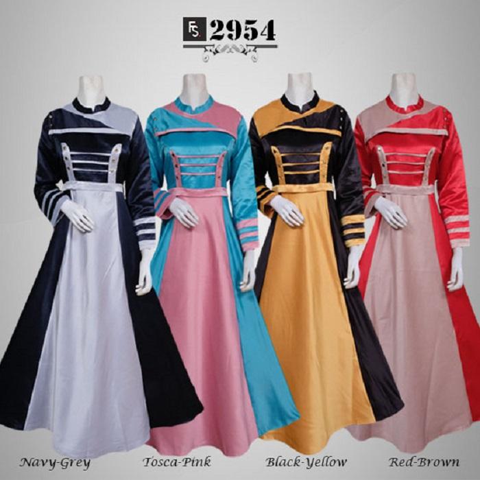 Toko Kirana Surabaya Gamis maxi dress baju gaun pesta busana muslim Zivana 954