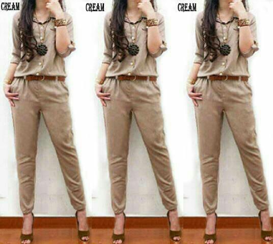 Honeyclothing Jumpsuit Wanita Marina / Baju Kodok / Setelan Wanita/ Baju Wanita Honeyclothing Jumpsuit Wanita Marina / Baju Kodok / Setelan Wanita/ Baju Wanita