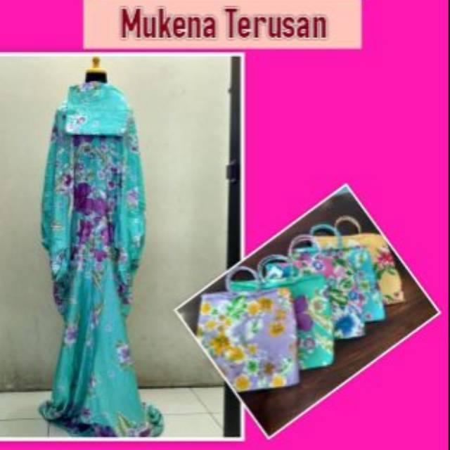 mukena bali terusan motif mawar / grosir mukena terusan grosir 5warna
