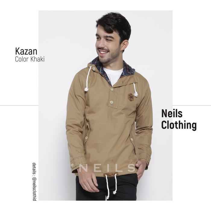 JAKET ANORAKS KAZAN KHAKI NEILS WINDBREAKER / PARKA / MOTOR / VESPA