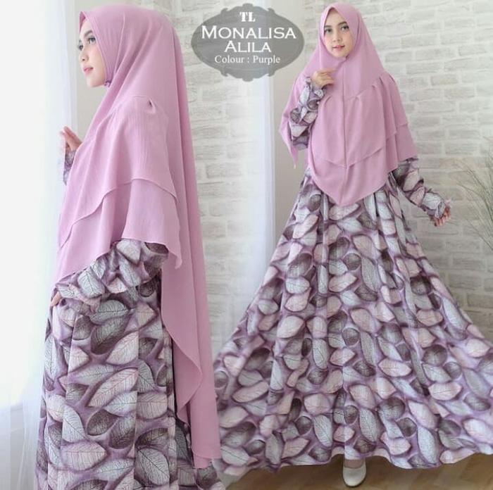 Gamis Syari Monalisa Alila TL-Gamis Wanita Monalisa Terbaru