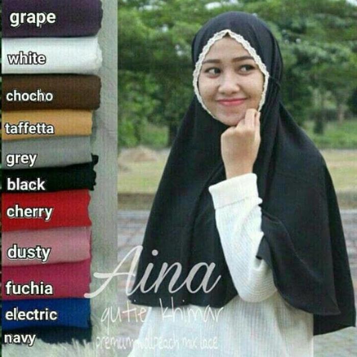Jilbab Bergo Aina Renda