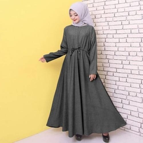 Baju Gamis Wanita Gamis Polos Jumbo Bahan Katun Supernova