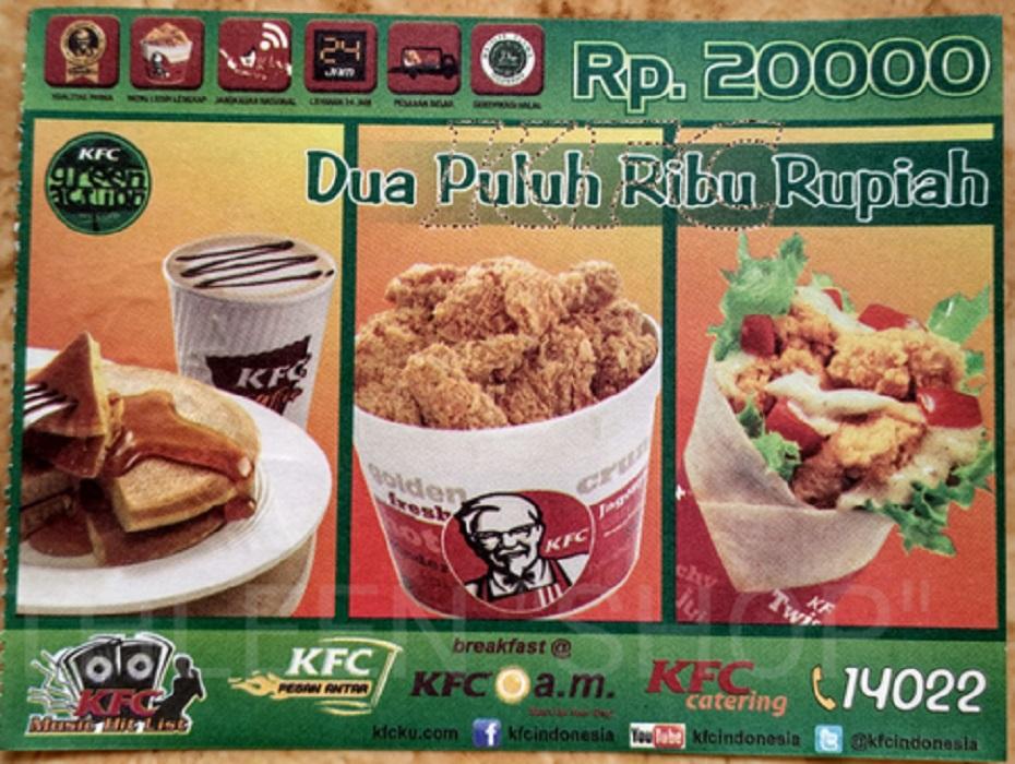 Voucher KFC 100 Ribu