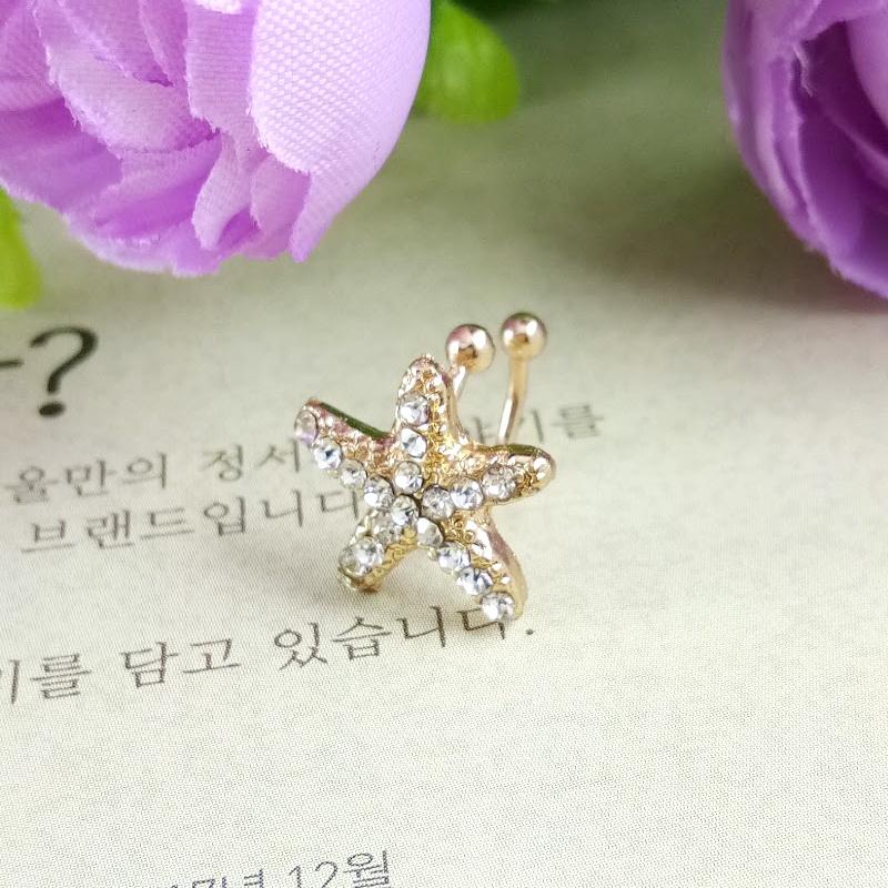 Anneui - EE0140 - anting jepit tanpa tindik korea kpop jpop japan swag keren gaul trendy
