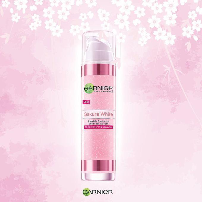 READY - GARNIER SAKURA WHITE ULTIMATE SERUM - COSME18