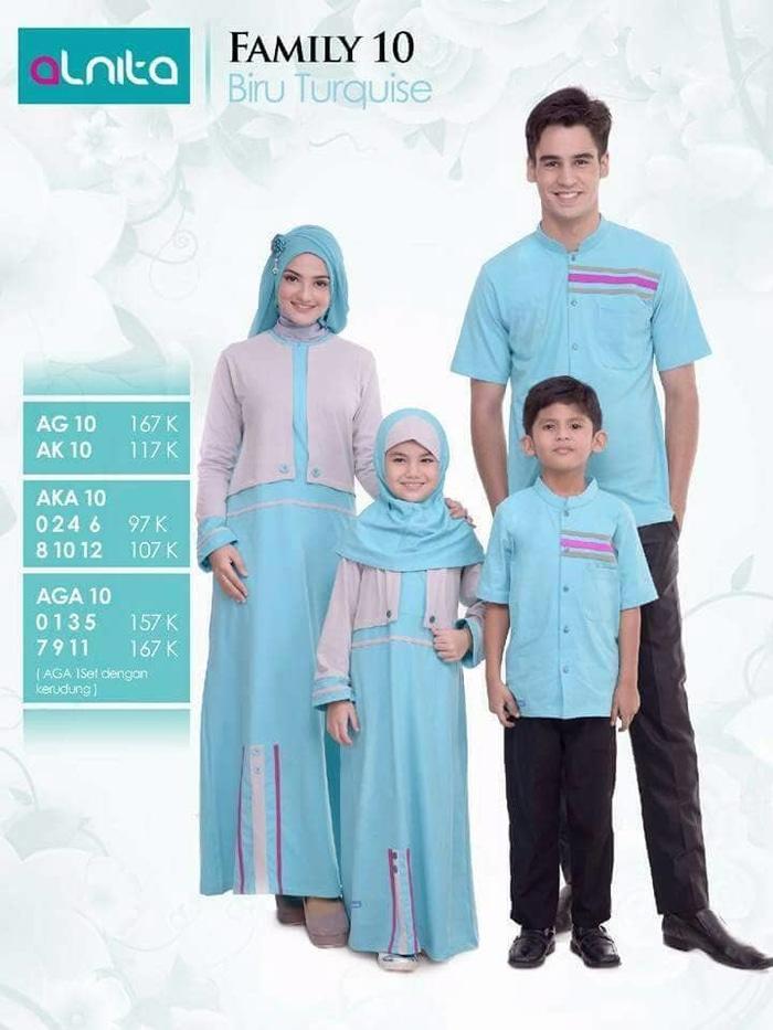 Sarimbit Keluarga - Alnita Family 10 - Seragam Muslim - Gamis Koko