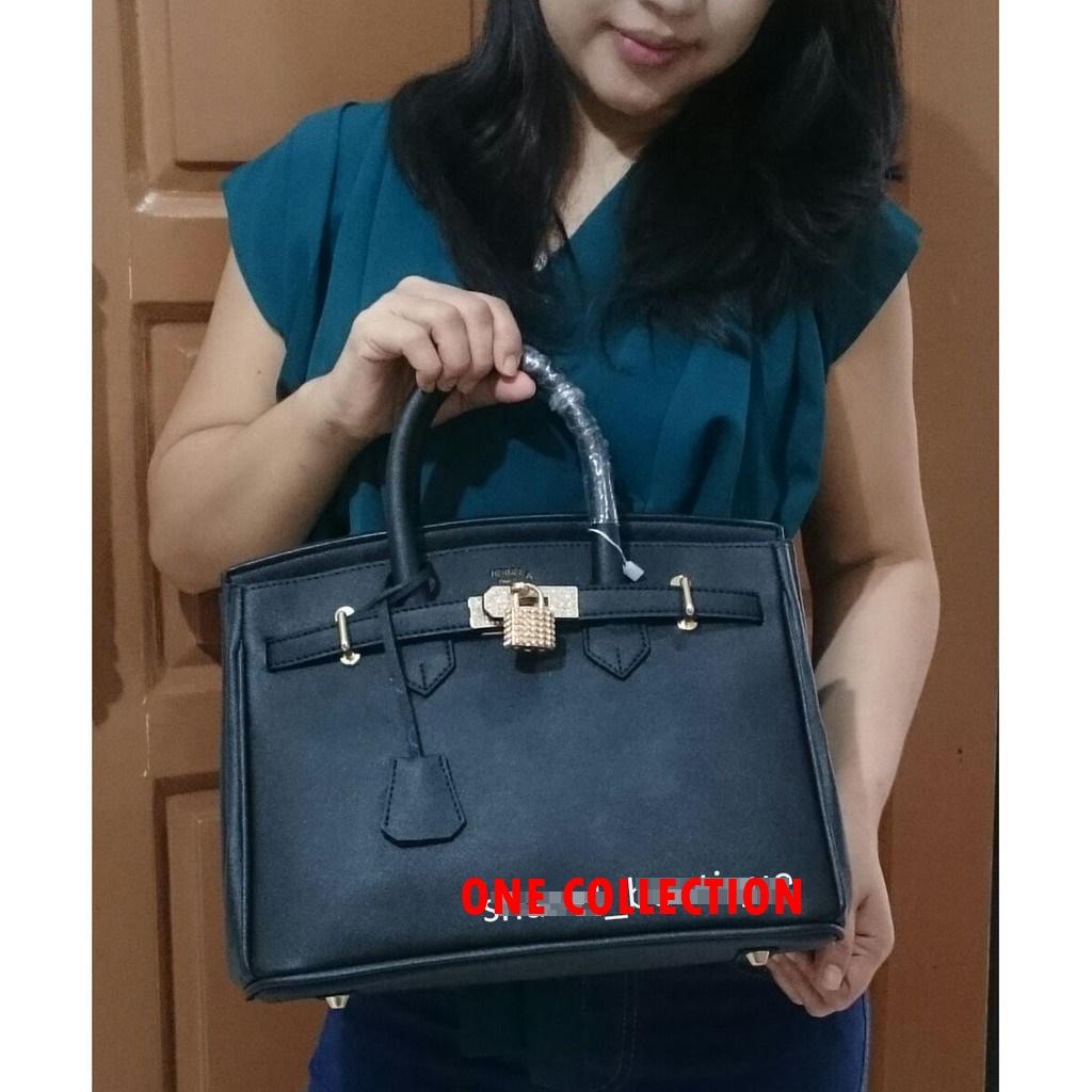 New Arrival!! Tas Import!! Tas Hermes* Birkin Croco _ Taiga 30cm