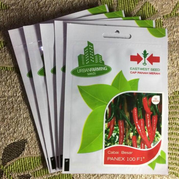 DISKON Benih Cabe PANEX 100 F1 Cabai Merah Besar Hibrida- Ppouch Kem