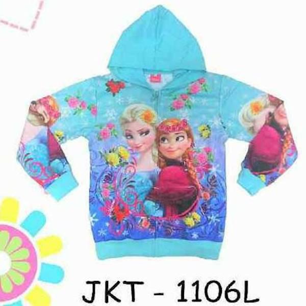 PROMO SALE - JAKET FROZEN BIG SIZE BUNGA F001