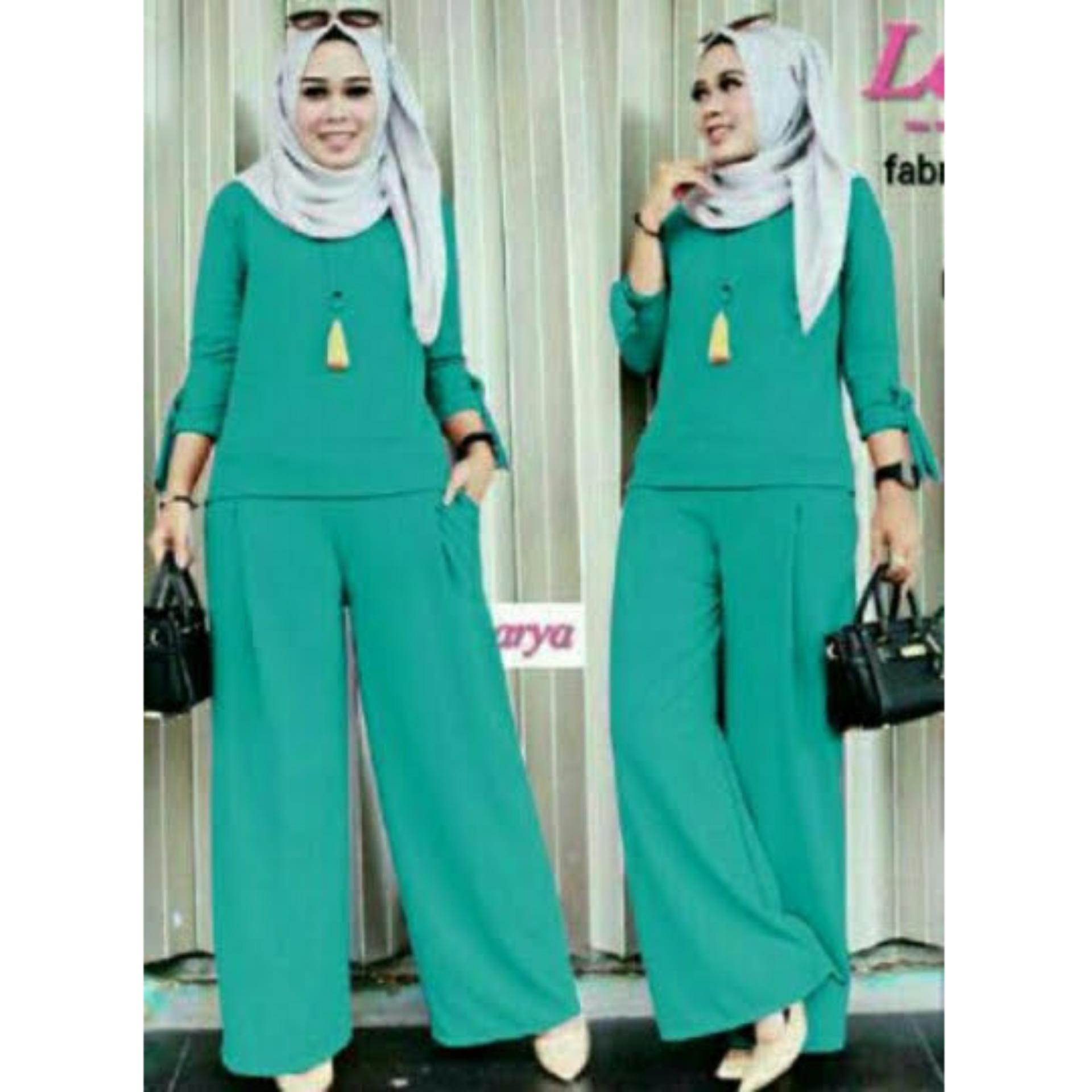 TOTO - Baju SETELAN atasan dan bawahan / Setelan Blouse/ Kemeja wanita / Long Dress Maxy / Long Dress Wanita / Gaun Panjang/Gaun Wanita / Tunik Wanita / Dress Muslim / Atasan Muslim / Gamis ; Murah; Motif dan Warna Real Photo #Ukuran M, L dan XL
