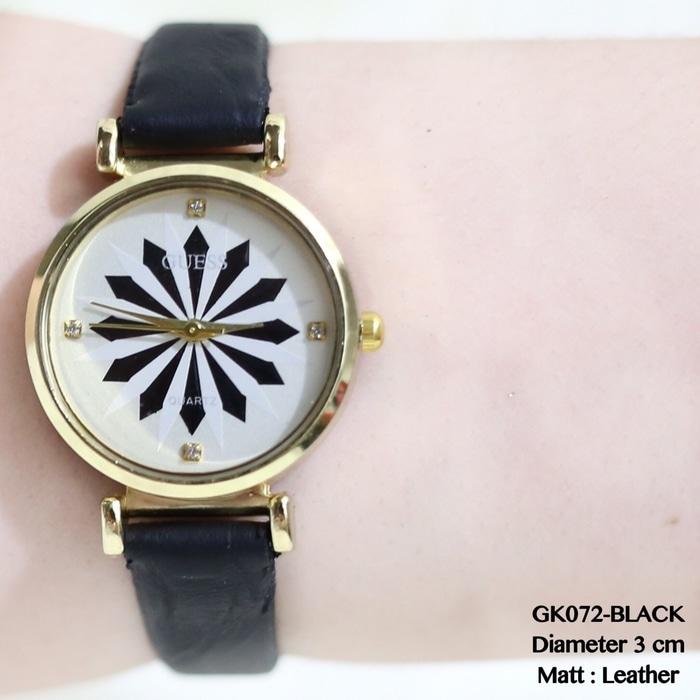 Jam Tangan Guess Kulit Fashion Import Wanita Fossil Murah - Jam Tangan Modern - Jam Tangan Elegan - Jam Tangan Unik - Jam Tangan Original
