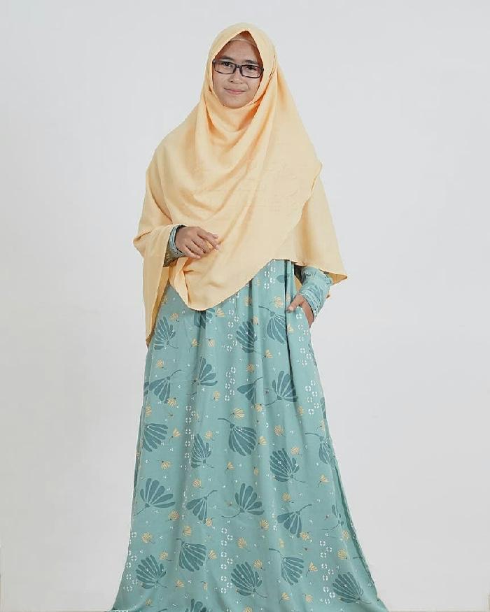 SET AUTUMN TROPICAL HIJAB ALILA / SET GAMIS SYAR'I