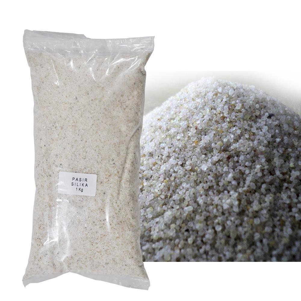 Jirifarm Pasir Silika Halus Untuk Akuarium Aquascape Kemasan 1 Kg