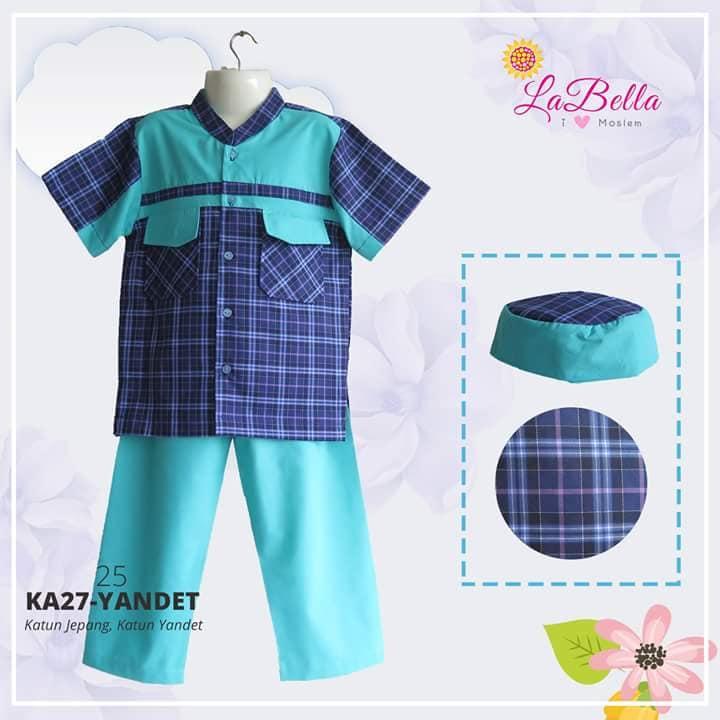 Koko Anak 2-7th LaBella Katun Jepang Yandet Hijau Koko Anak Terbaru