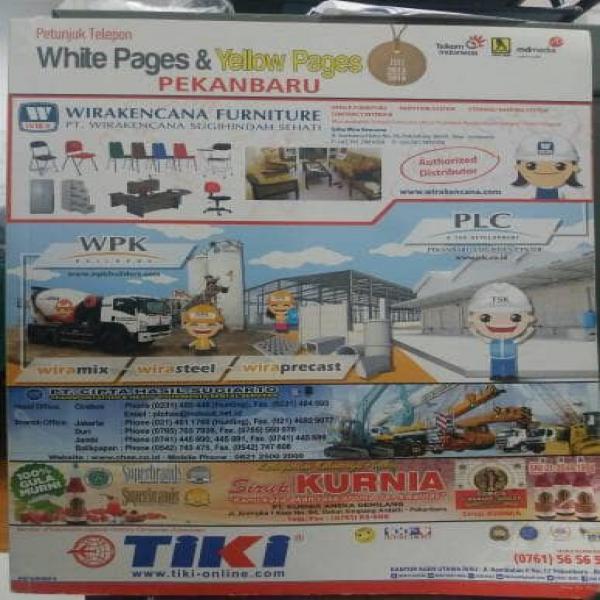 white pages yellow pages kota pekanbaru