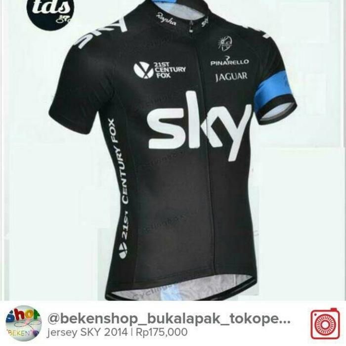Jersey SKY 2014 Import, Jersey Sepeda M, L, XXL Good Quality - TciVPM