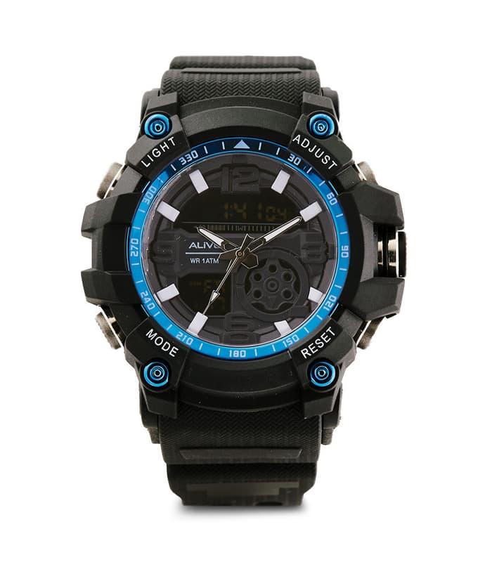 JAM TANGAN PRIA IMPORT ALIVE SOPHIE MARTIN HITAM NICKLAUS GPU1071B5 AC