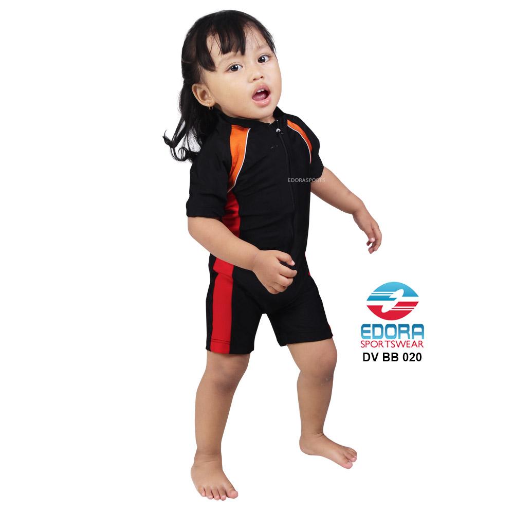 Usia 1-2 Tahun Baju Renang Bayi Perempuan Diving Karakter dan Polos