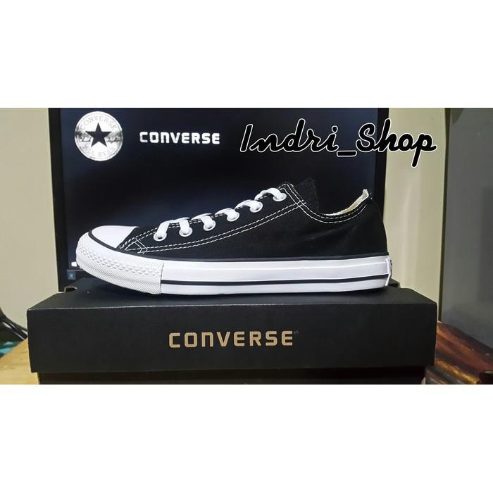 Promo Termurah Converse Low Basic Black (Original - Grade A) Gratis Ongkir