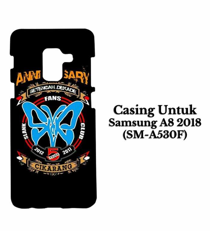 Casing SAMSUNG A8 2018 SLANK CIKARANG Hardcase Custom Case Se7enstores