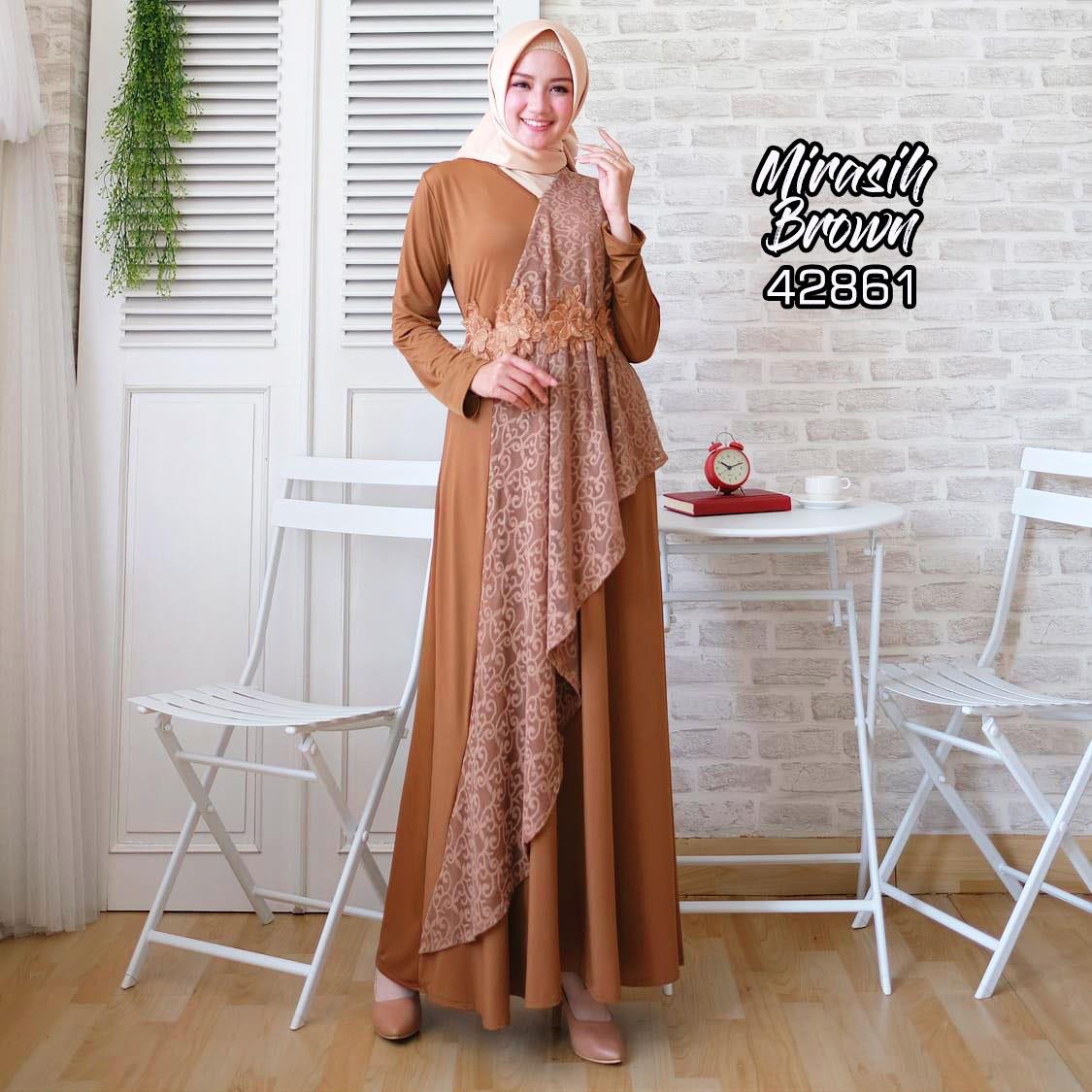 MoslemWear Gamis Pesta Brukat Premium Original real pic Fashion Busana Kondangan Muslimah Gaun Kebaya Pesta Brokat Modern Wisuda Maxi long Party Dress rok payung umbrella Muslim wanita Hijaber Terbaru kekinian jumbo xl Mewah Cantik Elegan ihmirasih