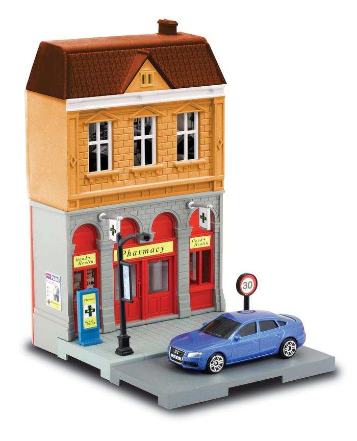 Miniatur Rumah Toko RUKO Apotik Pharmacy 1 64 RMZ CITY DIORAMA DIECAST