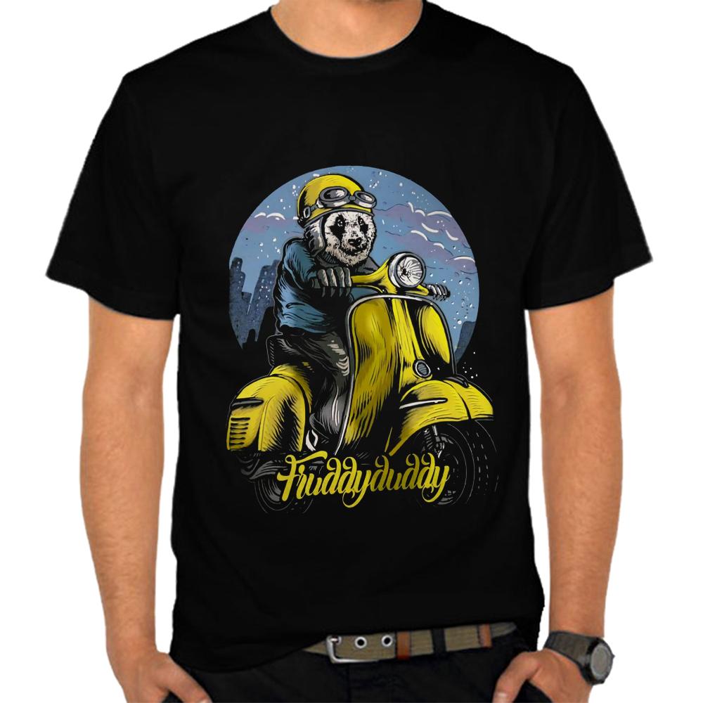Kaos Distro / kaos 3d / kaos pria / Fashion Pria / Atasan Pria / Kaos Vespa Jadul Hitam