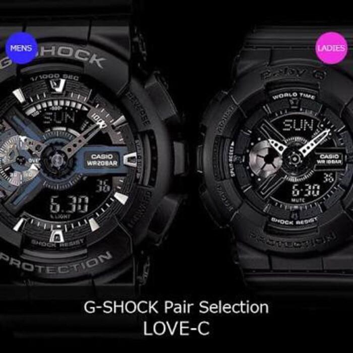 Jam Tangan Couple Pria Wanita Casio Gshock Type GA110 ORI BM Free Yes