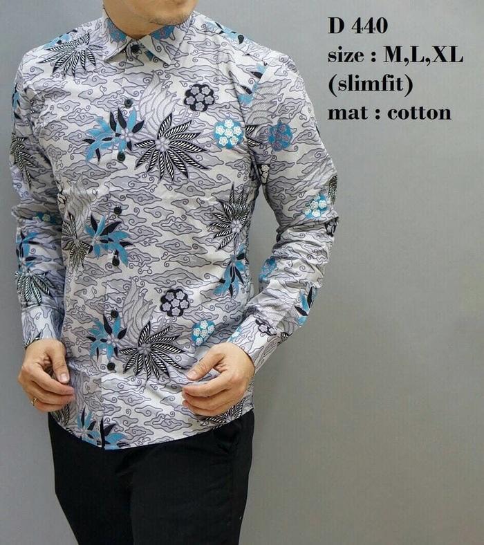 Promo Terpopuler BAJU KEMEJA BATIK PRIA SLIM FIT MODERN MEWAH LENGAN PENDEK OB366