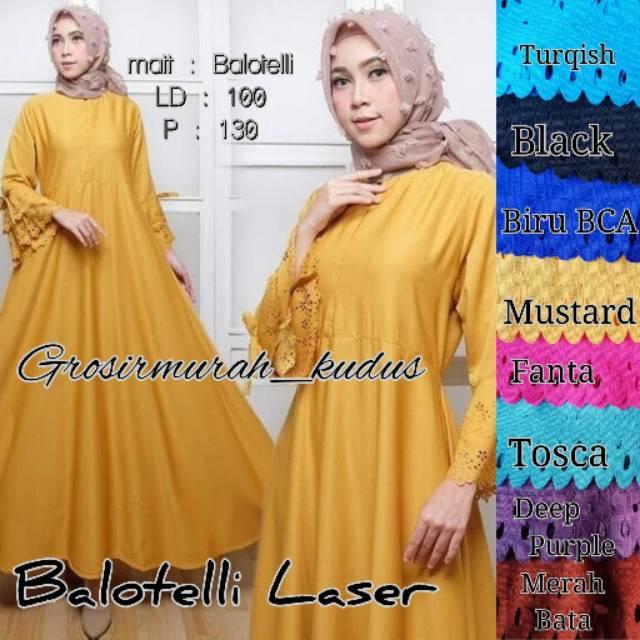 GAMIS BALOTELI LENGAN LASER GRADE A !!! BELI SERI MIN 4PCS