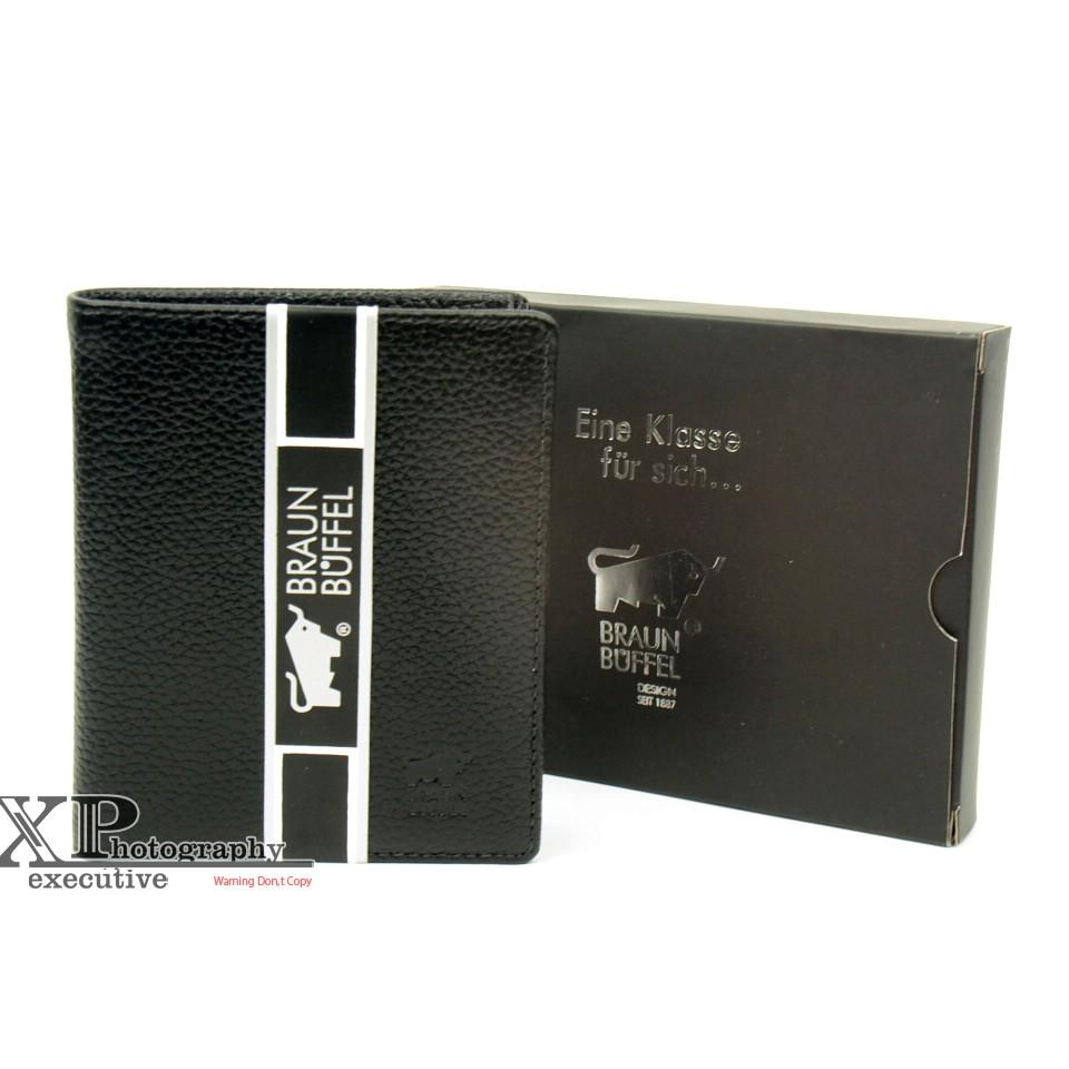 Paling Murah BRAUNBUFFEL PBBB012 HITAM DOMPET KULIT ASLI PRIA IMPORT BRANDED Toko Makmur Jaya