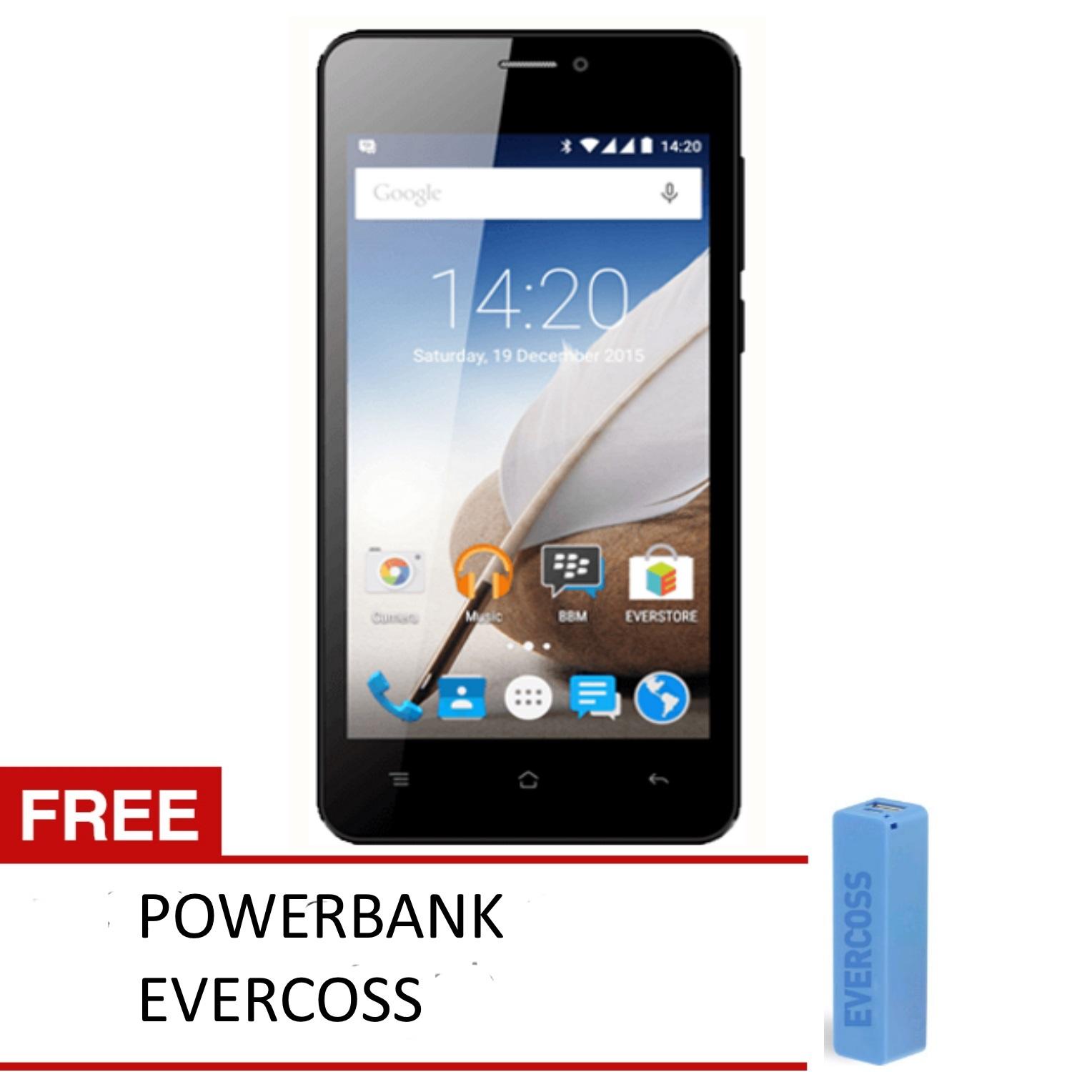 Evercoss A65B Winner X3 - 8GB - Hitam + Free Powerbank Evercoss Evercoss A65B Winner X3 - 8GB - Hitam + Free Powerbank Evercoss