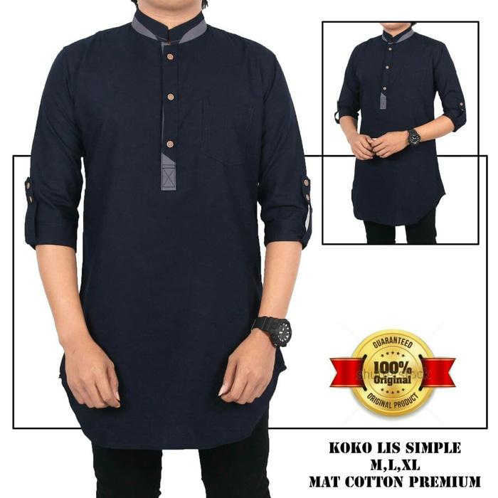 Kemeja koko qurta gamis pakistan pria / koko muslim / koko ikhwan