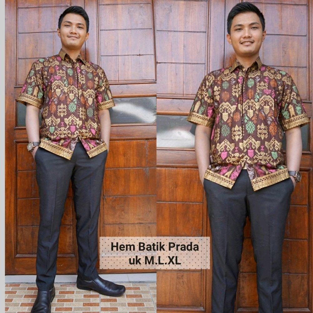 HEM BATIK LENGAN PENDEK di lapak Pusat Grosir Batik Jogja pusatgrosirbatikjogja