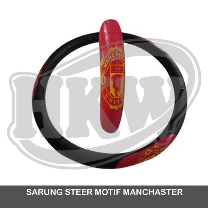 Sarung Cover Steer Motif Manchaster Mobil Jimny Katana