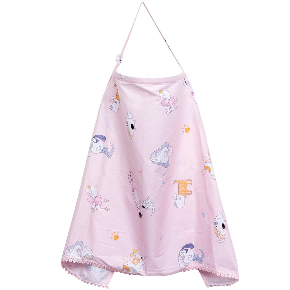 ผ้าคลุมไหล่สำหรับให้นมลูก (105*70 ซม. + วัวลม-ผ้าฝ้าย)