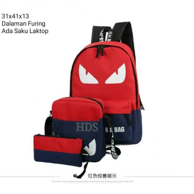Jual PROMO Tas Backpack Ransel Anak Sekolah SD Laki Perempuan Murah Angry 1 Promo