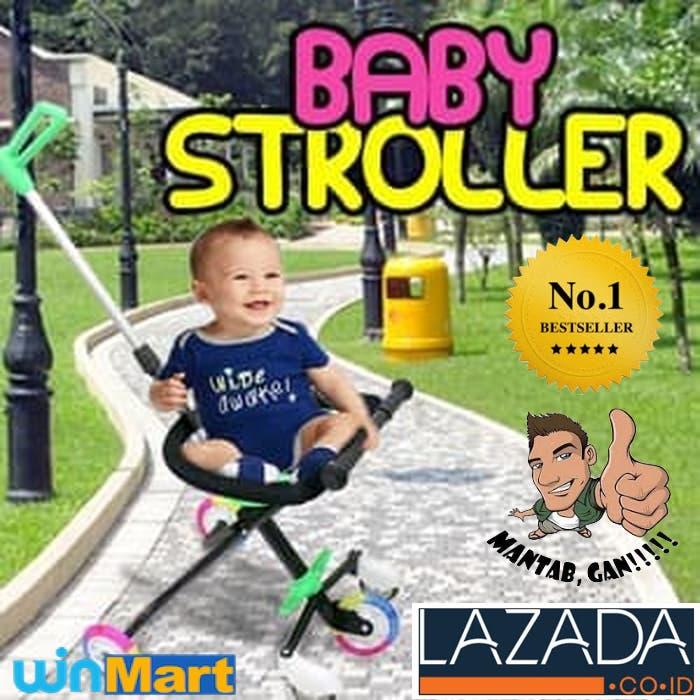 Baby Stroller Dorongan Bayi Kereta Dorong Anak Import Kualitas Premium