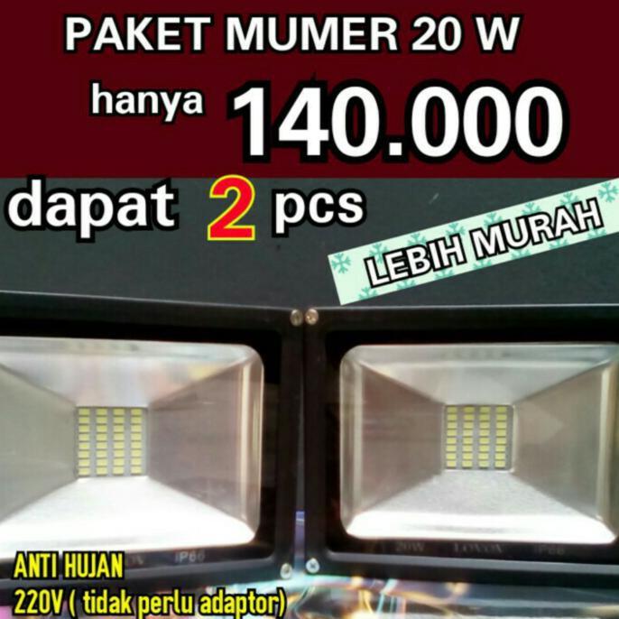 PROMO Lampu Sorot LED 20 Watt Harga AGEN