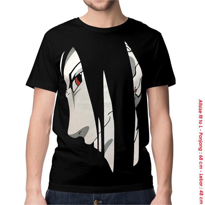 KAOS BAJU DISTRO ANIME NARUTO - OROCHIMARU FACE SPANDEX