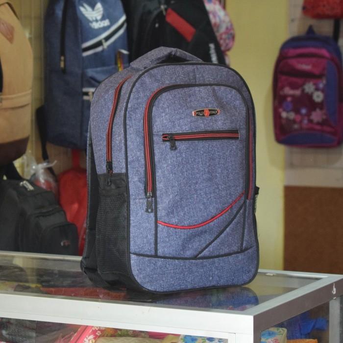 PROMO! Tas Ransel Mini Abu Polo Italy KW Abu Grey Raincover