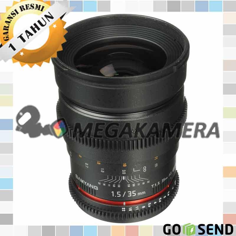 Samyang Lensa 35mm T1.5 VDSLR Mark II Cine Lens for Canon EF