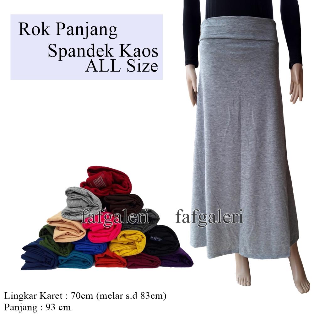 Celana Kulot Wanita Bahan Spandek Kaos - Celana Panjang Baju Muslim Grosir