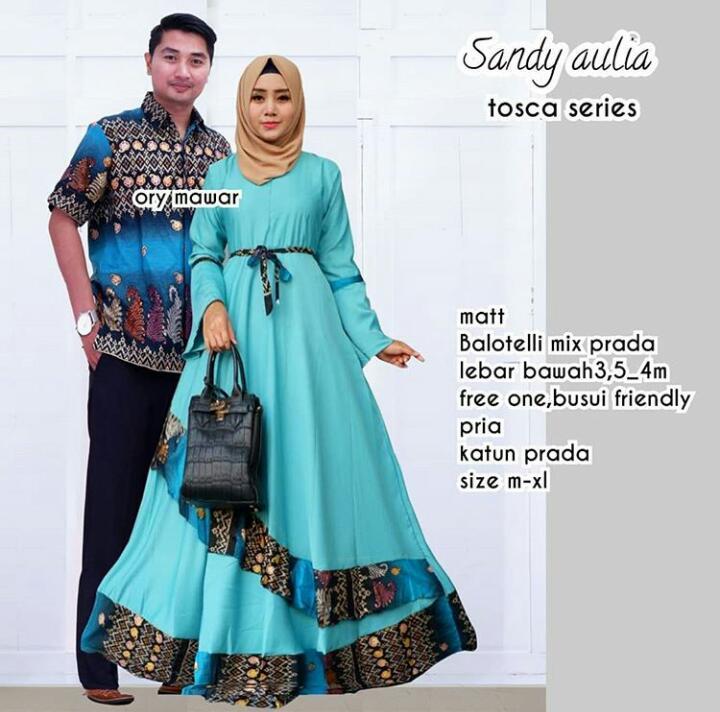 Batik Couple / Couple Batik / Batik Sarimbit / Batik Sandy Aulia + Bonus