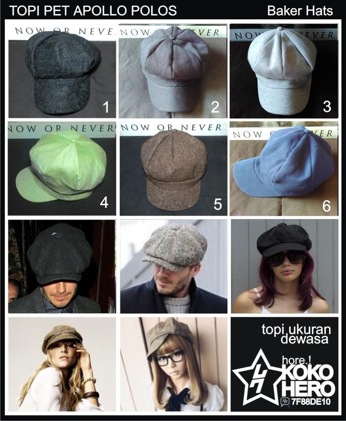 Topi Pet Paper Boy Hat Newsboy Cap Topipet Apolo Mario Bros Polos Terlaris di Lazada