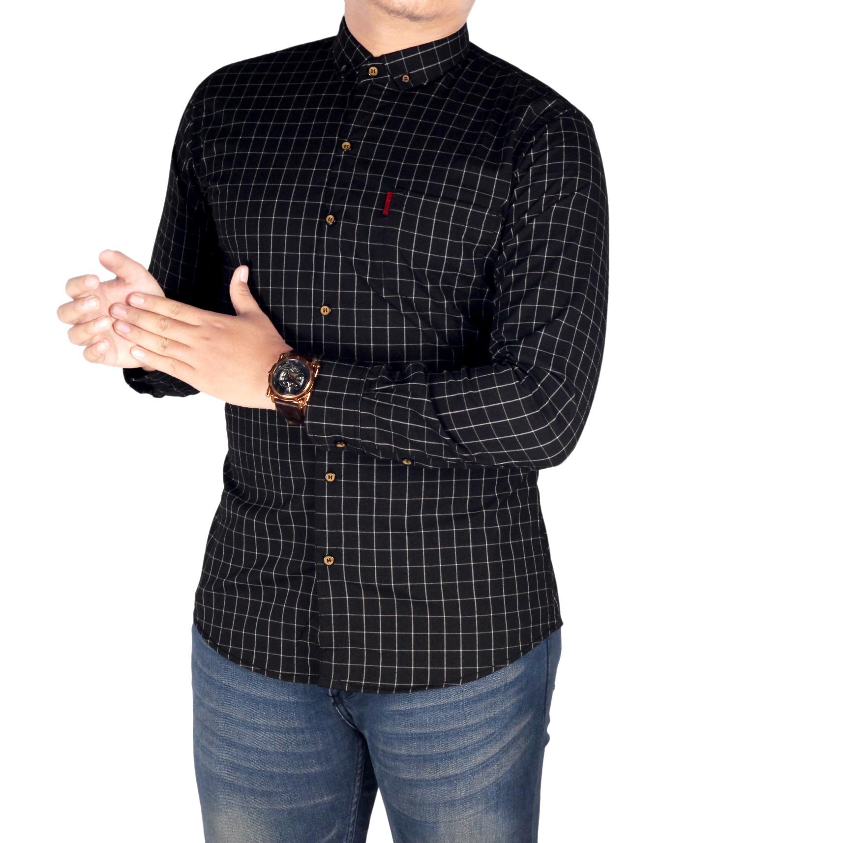 Dgm_Fashion1 Kemeja Flanel Hitam Lengan Panjang/Flanel Pria/Flanel Woll/Kemja Men/Flanel Men/Kemeja Casual/Kemeja Distro/Kemeja Pantai/Kemeja Formal/Kemeja Casual/Kemeja Pria/Kemeja Polos/Kemeja Tartan/Kemeja Beckham/ Batik PS 5597